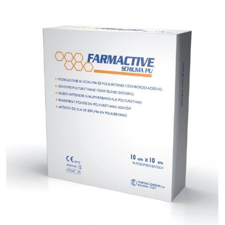 Farmactive PU Foam 10x10cm Farmac-Zabban 10 Pieces