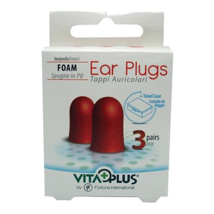 VITAPLUS® Conical Ear Plugs 3 Pairs