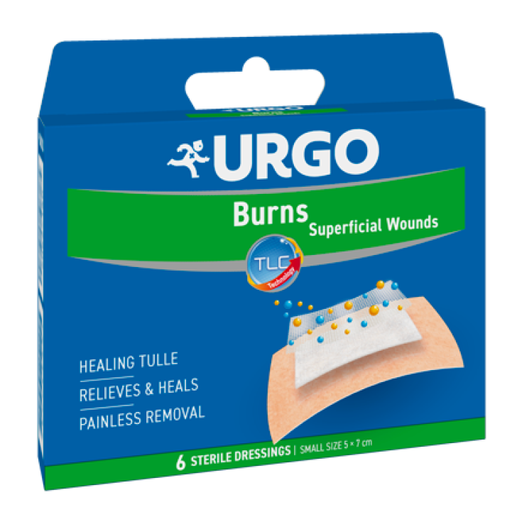 Burns Superficial Burns 5x7cm URGO 6 Patches