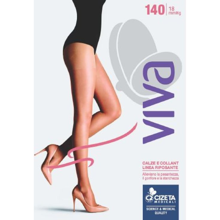 VIVA 140 Cizeta Black Mesh Tights Size 1