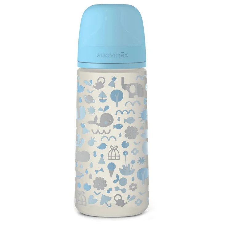 Memories Biberon 360ml + SX Pro Symmetrical Teat Blue Dense Flow + 6M