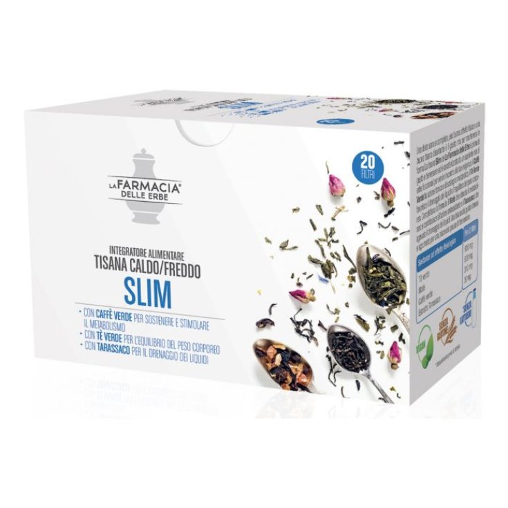 Hot Cold Herbal Tea SLIM Pharmacy 20 Filters