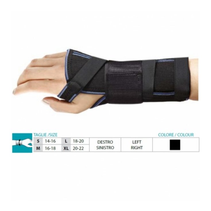 ORIONE 225 Wrist Brace SAFTE Black Left Size S