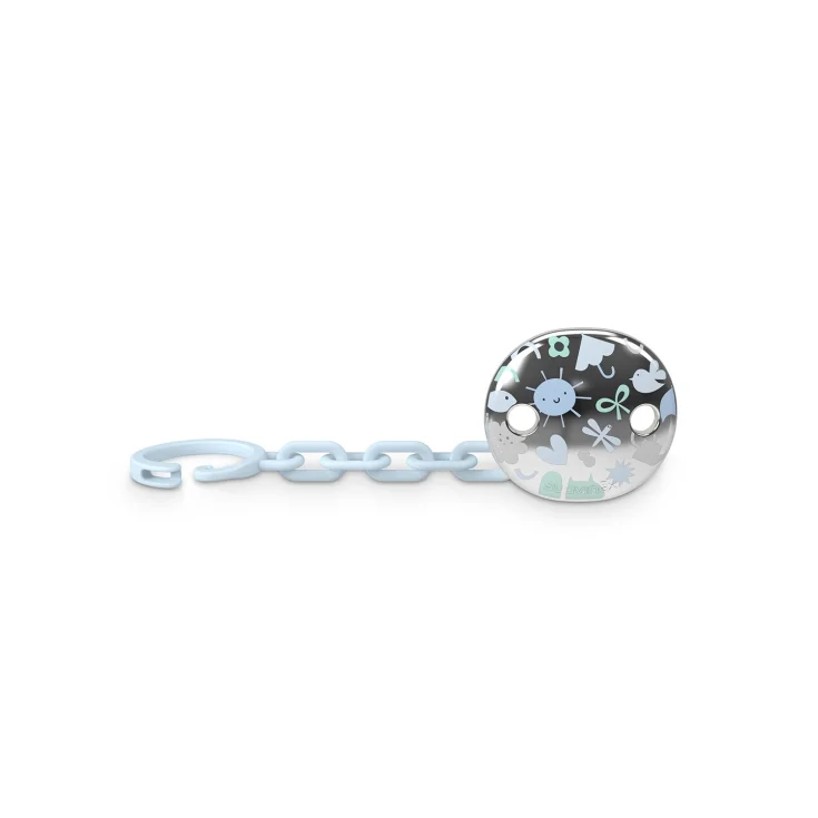 Memories Light Blue Suavinex Pacifier Chain