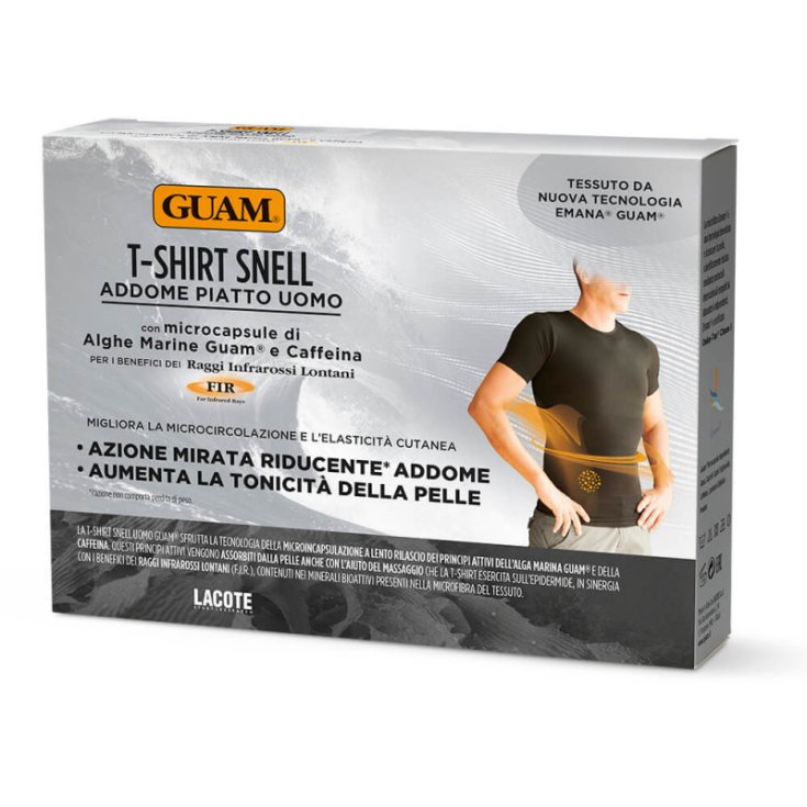 GUAM® MEN'S FLAT ABDOMEN SNELL T-SHIRT - SIZE S / M