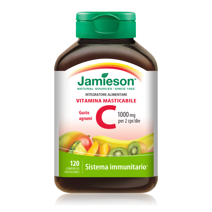 Chewable Vitamin C Jamieson Taste Citrus 120 Tablets