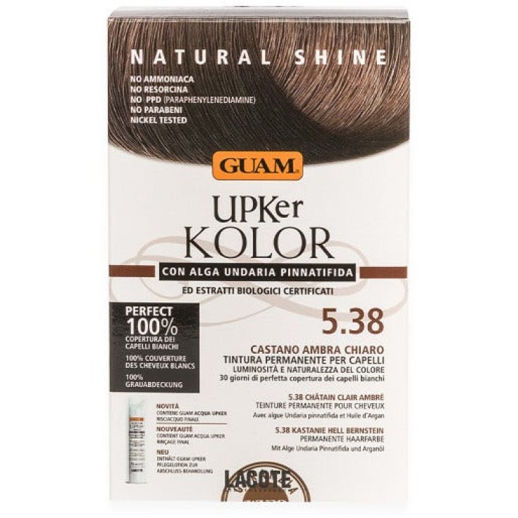 UPKER KOLOR DYE 5.38 LIGHT AMBER BROWN GUAM®