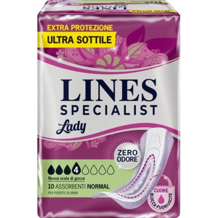 Lines Specialist Lady Normal 10 Absorbents