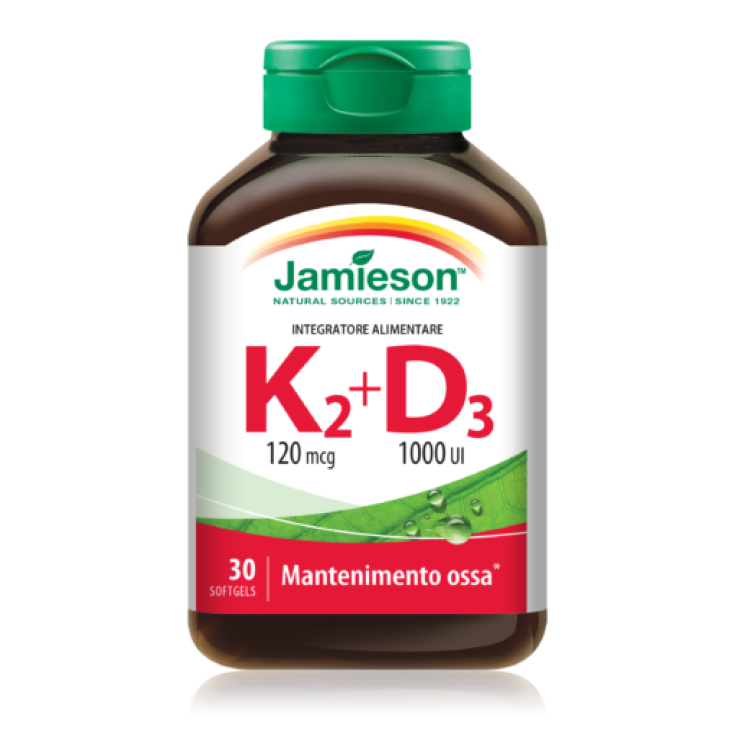 Vitamin K2 + D3 Jamieson 30 Softgels