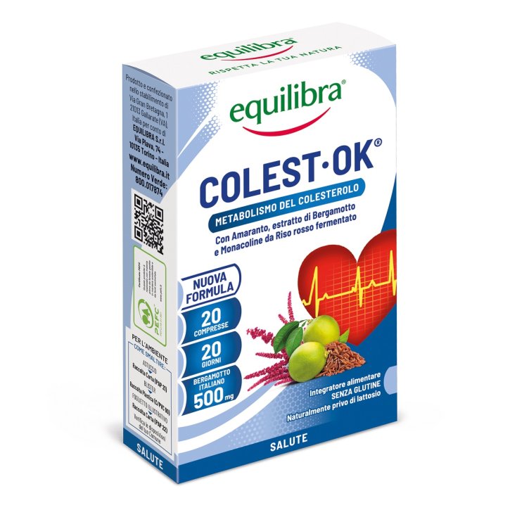 COLEST OK® EQUILIBRA® 20 Tablets