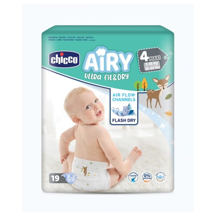 Airy Ultra Fit & Dry MAXI 7-18Kg Chicco 19 Diapers