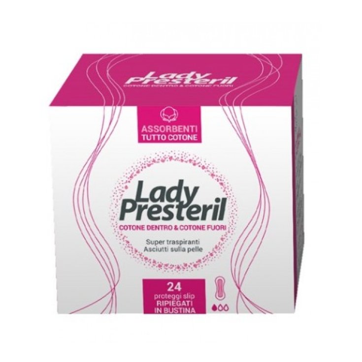 Lady Presteril Cotton Power Biodegradable Slip Protectors 24 pieces