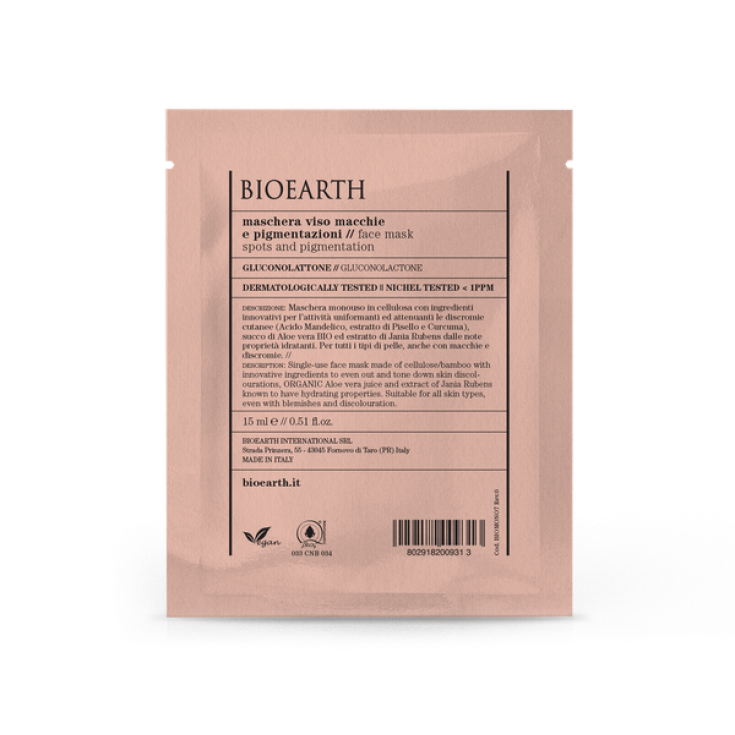 BIOEARTH Face Mask Spots and Pigmentation 15ml