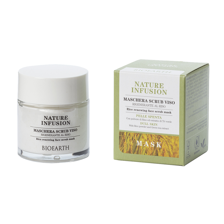 NATURE INFUSION BIOEARTH Rice Face Scrub Mask 100ml