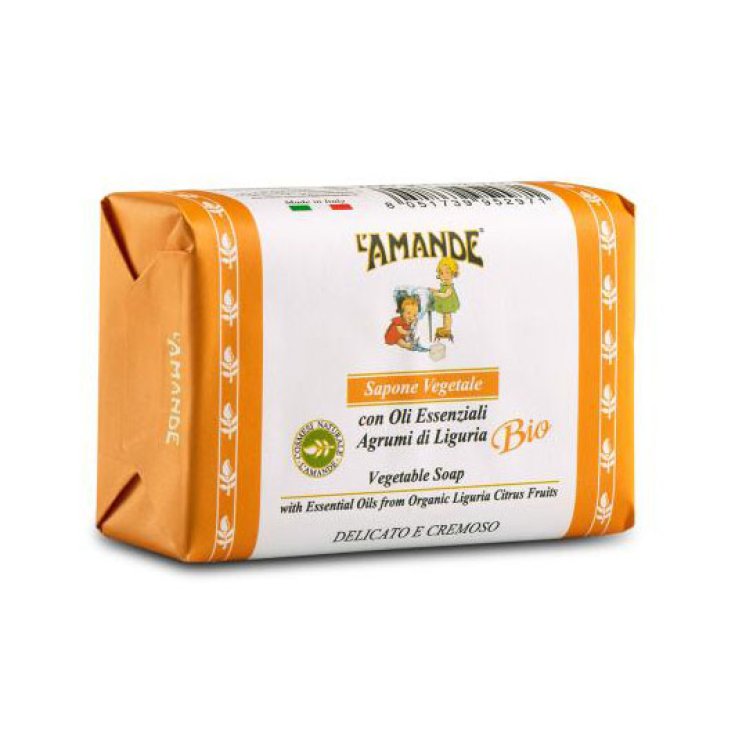 L'AMANDE® Organic Citrus Vegetable Soap from Liguria 200g