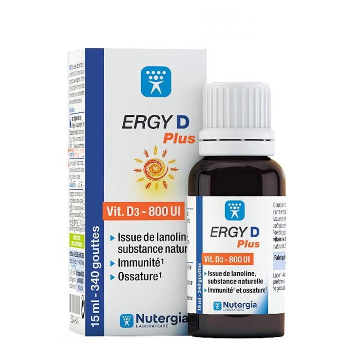 Nutergia Ergy D plus vitamine D3 800 U.I