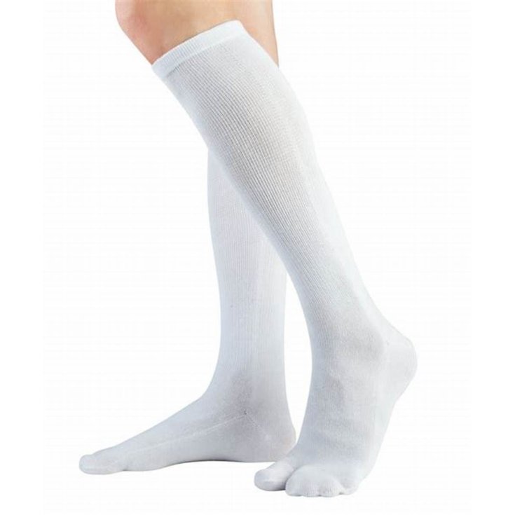 KNEE HIGHS 5000 MEDIABETIC WHITE L