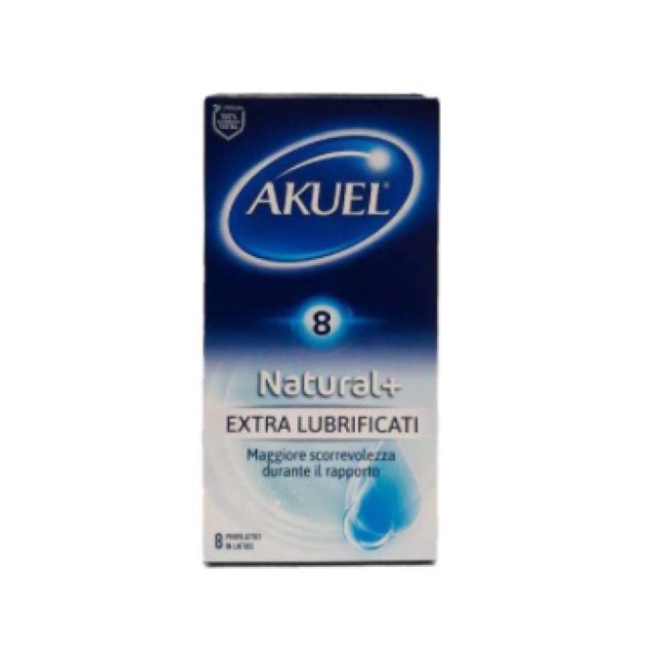 NATURAL + EXTRA LUBRICATED AKUEL® 8 Pieces