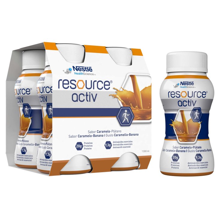 Resource® Activ BANANA CARAMEL Nestlè 4X200ml