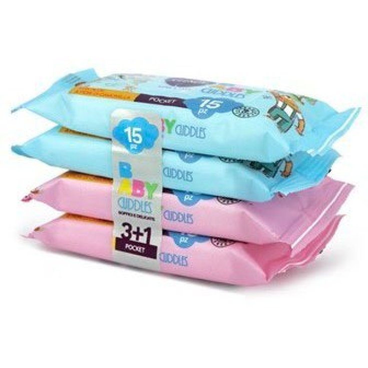 Baby Cuddles Clendy Wipes 72 Pieces