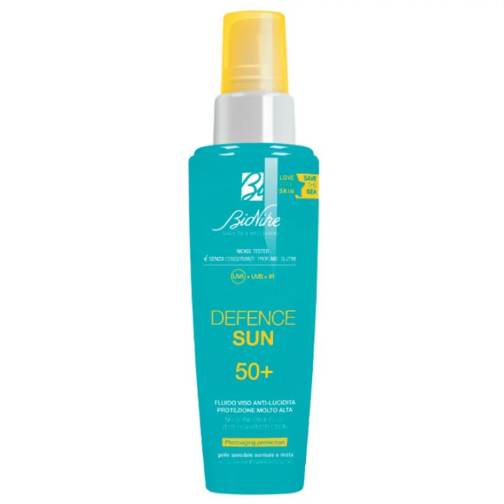 DEFENSE SUN ANTI-SHINE FACE FLUID SPF 50+ BioNike 50ml