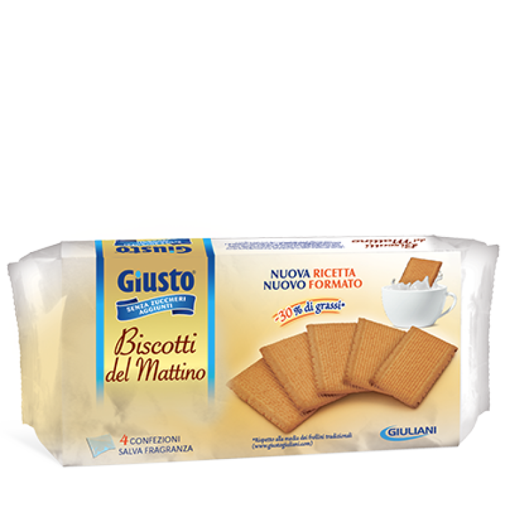 GIUSTO® SUGAR FREE BISCUITS OF THE MORNING GIULIANI 350G