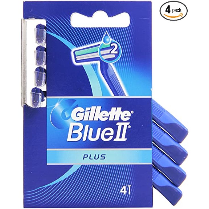 BLUE II® Plus GILLETTE® 4 Razors