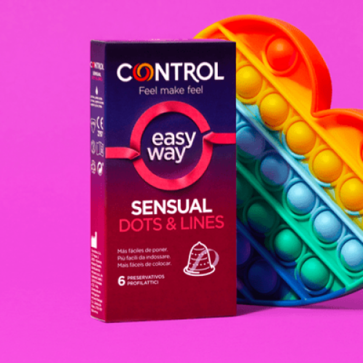 Finissimo Easy Way Sensual Dots & Lines CONTROL 6 Condoms