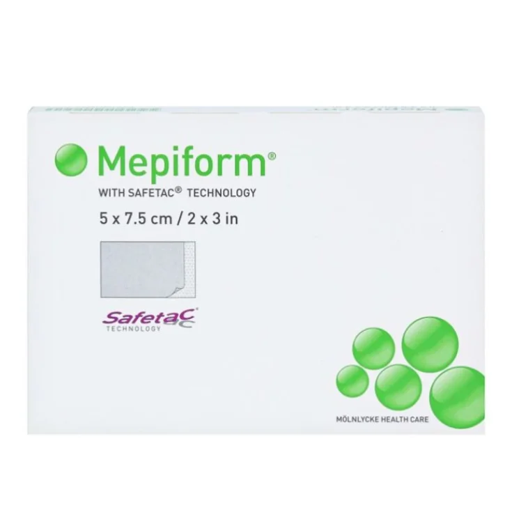 MEPIFORM® DRESSING 5X7.5 STERILE 5 Pieces