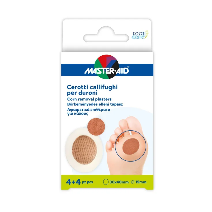 FootCare Master-Aid Corn Patches 4 + 4 Pieces