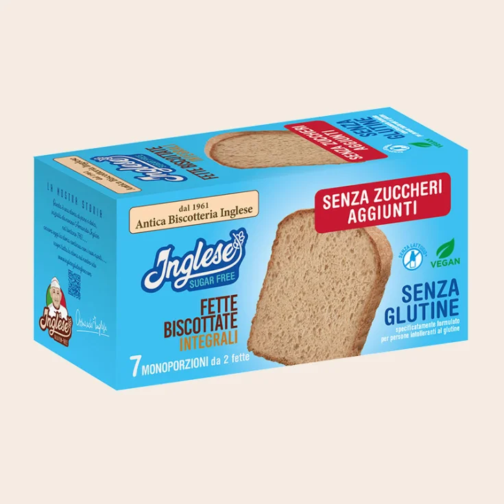 Wholemeal Rusks Without Added Sugar English 7x2 Slices