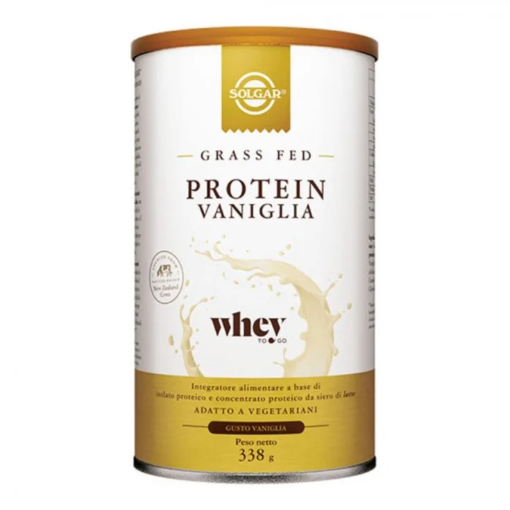 Protein Vanilla Whey Solgar 338g