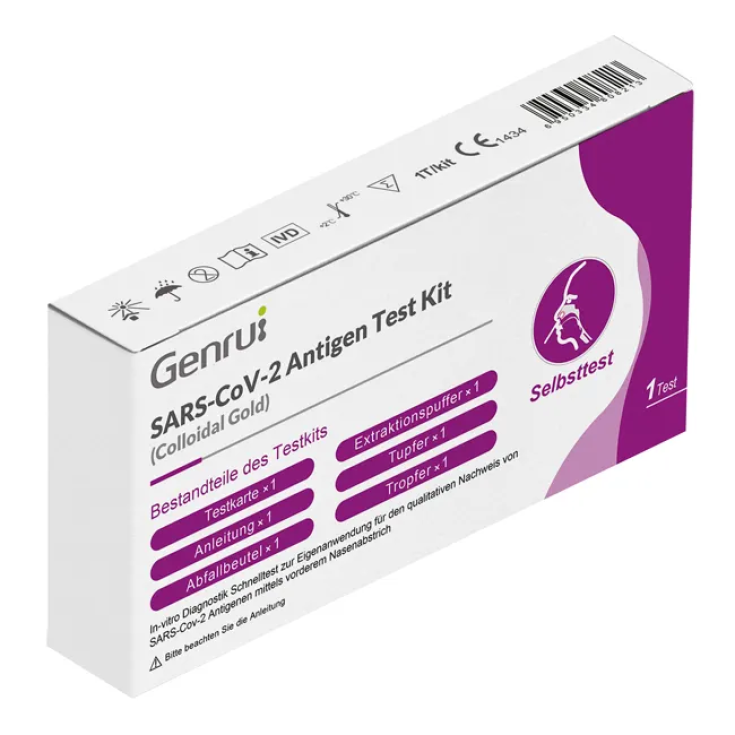 Genrui Rapid Antigen Test Covid 19 Selbsttest 1 Test