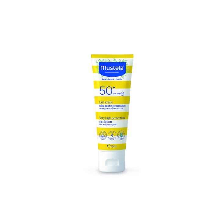 Sun Milk Spf50 + Mustela 40ml