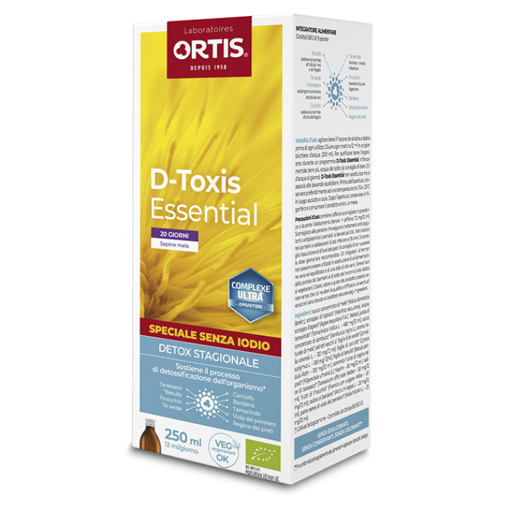 D-Toxis Essential Iodine Free Ortis Laboratoires 250ml