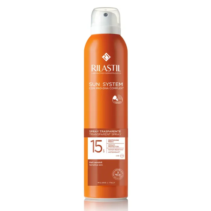 Sun System Transparent Spf15 Rilastil 200ml