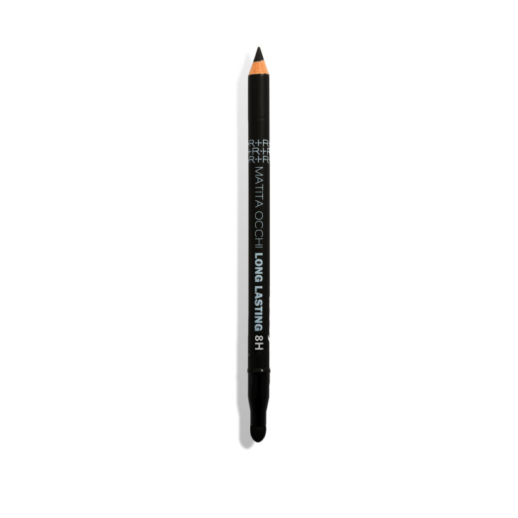 Long Lasting Eye Pencil 8h Black Rougj + 1 Piece