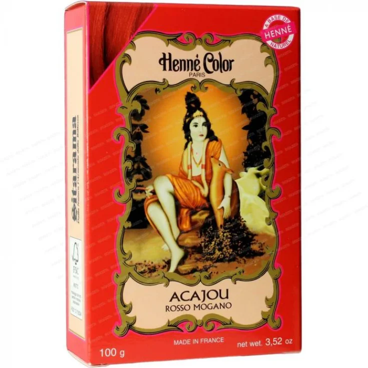 Henna Color ACAJOU RED MAHOGANY Sitarama 100g