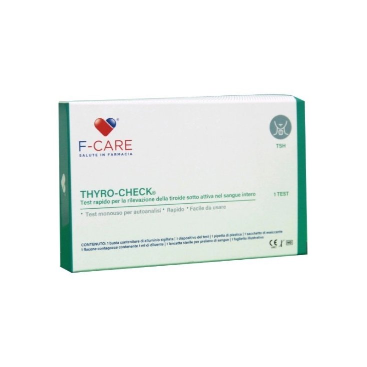 Thyro-Check Test Self-analysis F-Care Farvima Medicinali