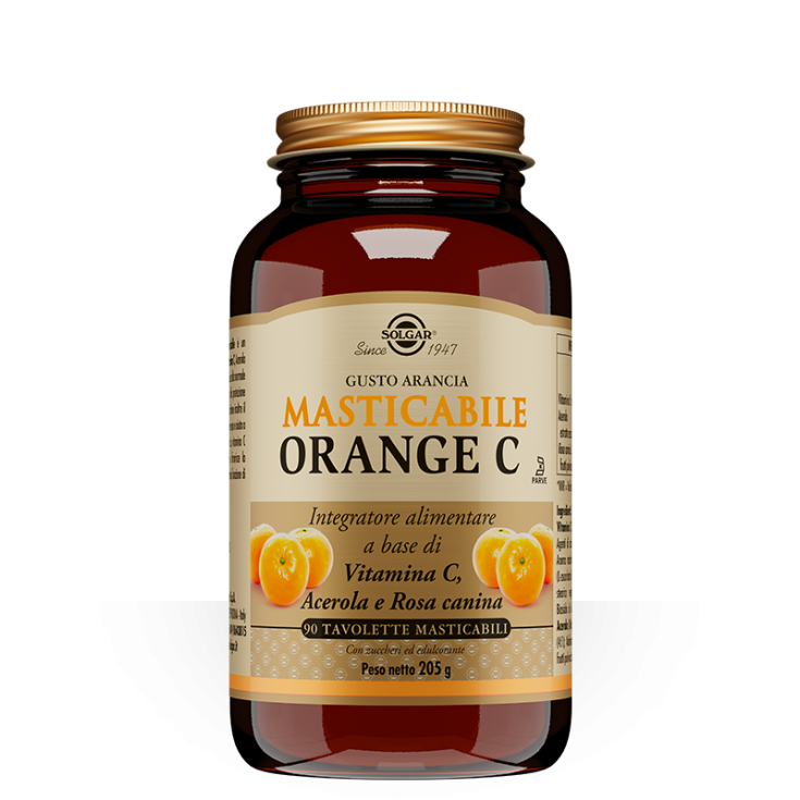 ORANGE C CHEWABLE SOLGAR® 90 CHEWABLE TABLETS