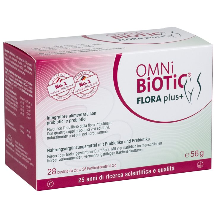 OMNi-BiOTiC® FLORA Plus + Institut Allergosan 28 Sachets