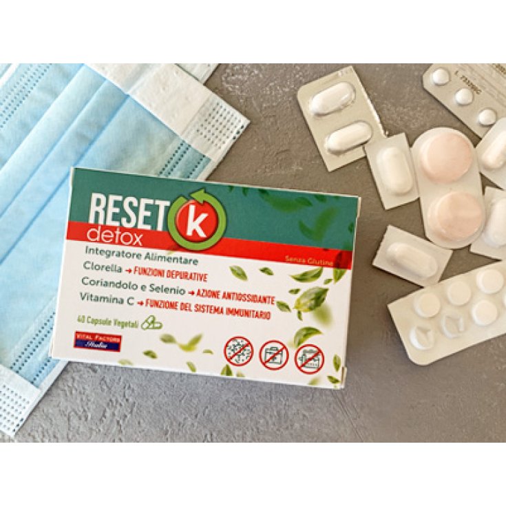 RESET K Detox Vital Factors 40 Capsules