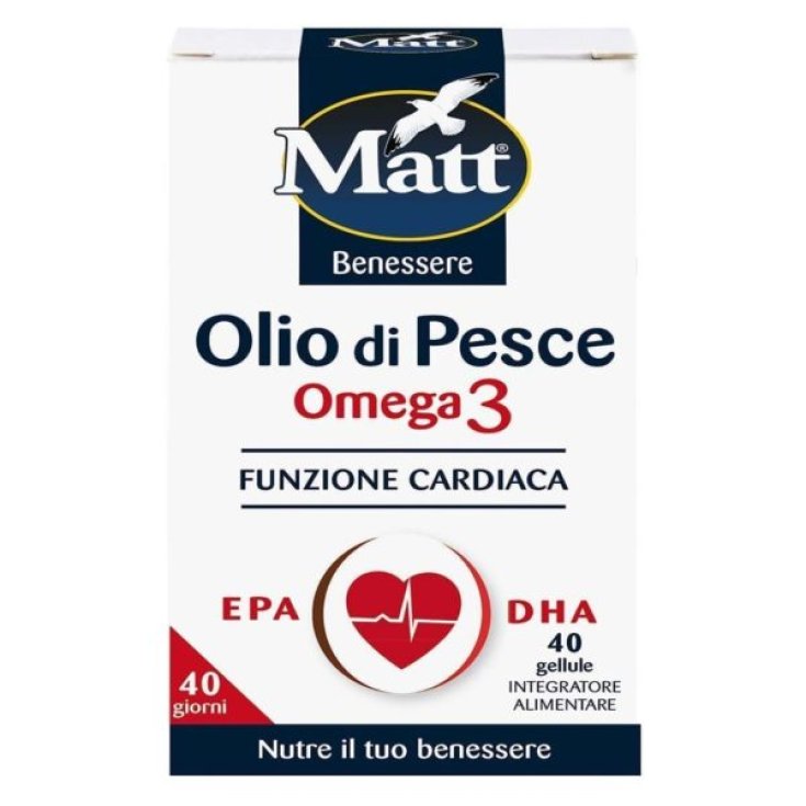 Omega 3 Matt Fish Oil 40 Gellules