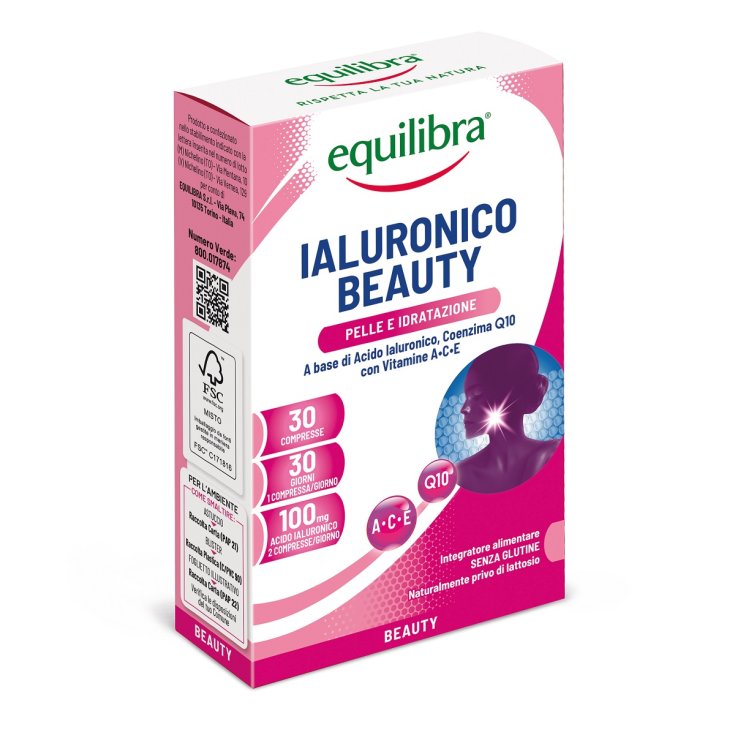 Beauty Equilibra® Hyaluronic 30 Tablets