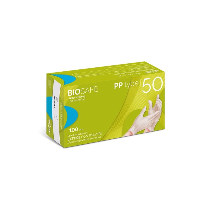BIOSAFE PP 50 GUANTO LATT L