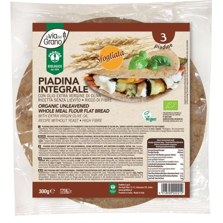 VDG PIADINA INTEGRALE 300G