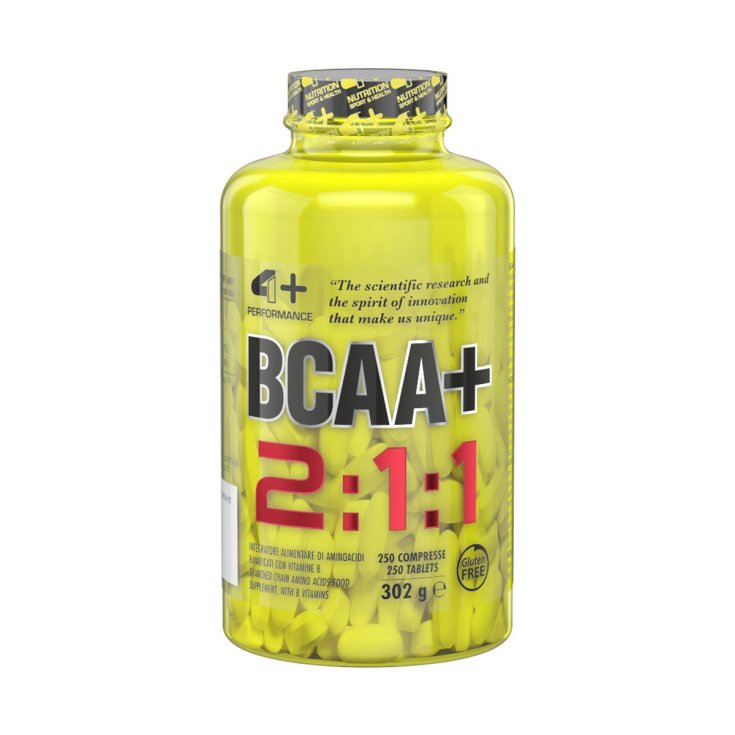4+ NUTRITION BCAA+ 250CPR