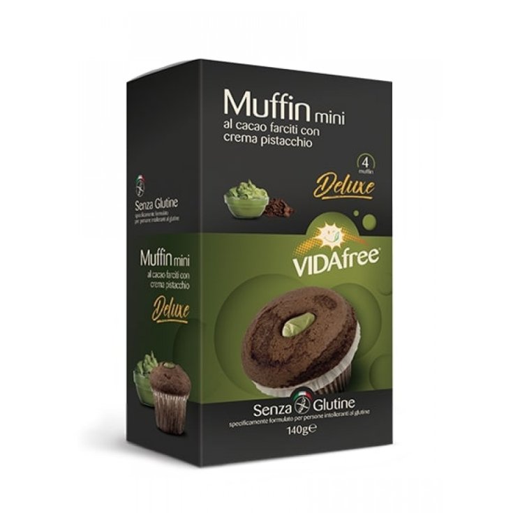 Vidafree Muffin Mini Cocoa Cream With Pistachio 140g