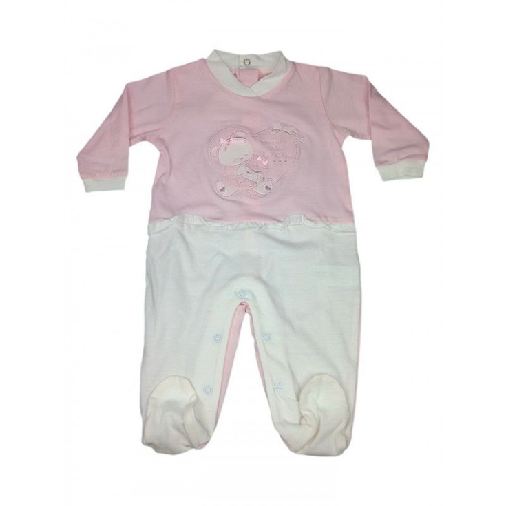 Chic cotton baby girl jumpsuit