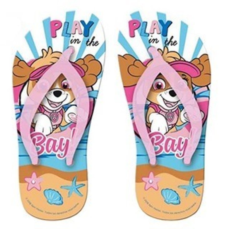 girl's flip flops paw patrol Tg. 30/31